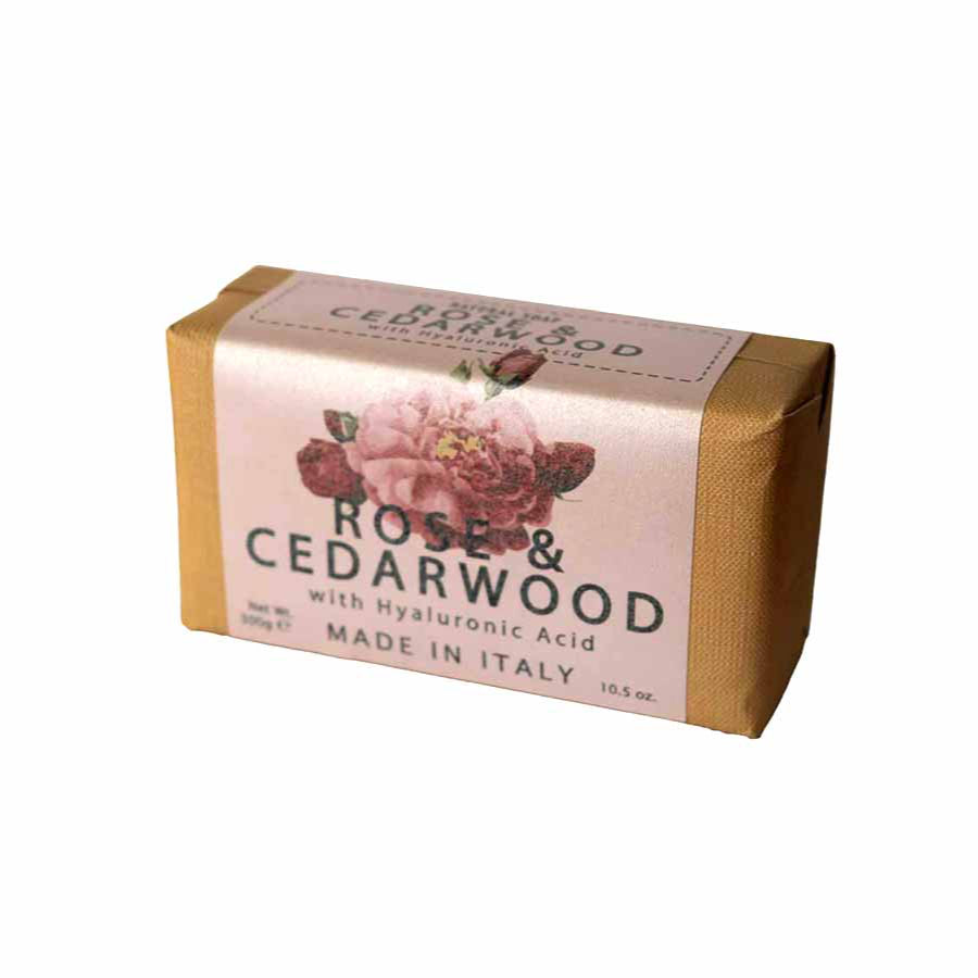 Paper Wrapped Soap - Rose and Cedarwood