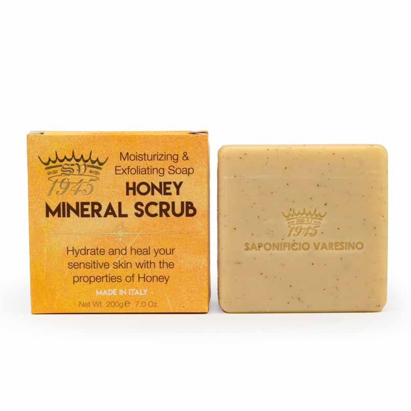 Mineral Scrub Soap - Honey 200g