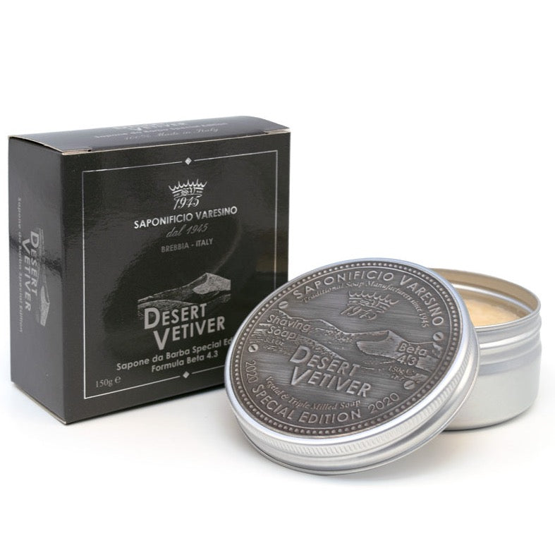 Shaving Soap - Desert Vetiver 4.3 metal