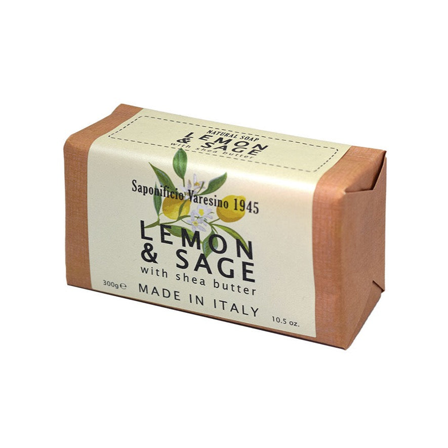 Paper Wrapped Soap Bar - Lemon and Sage